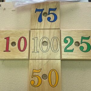 Wooden Number jeu d’anneaux